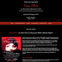 Création du site internet www.ebermani-spectacle.com