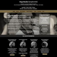 Création du site internet Hugo Beudez Saxophoniste