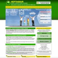 Création du site internet www.courtier-assurance-heptassur.fr