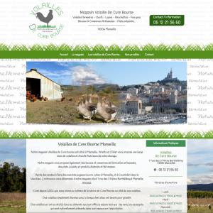 Création du site internet www.volailles-de-cure-bourse.fr