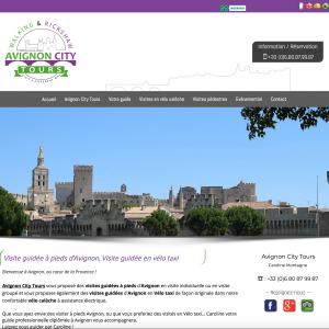 Création du site internet www.avignoncitytours.com