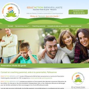 Création du site internet www.educ-action-bienveillante.fr