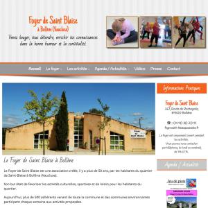 Création du site internet www.foyer-rural-saint-blaise.fr