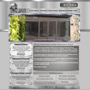 Création du site internet www.faure-mecano-soudure.com